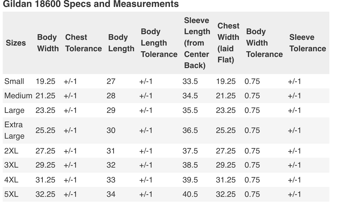 Gildan 18600 Unisex Sweatshirt Heavy Blend 50/50 Full-Zip Hood